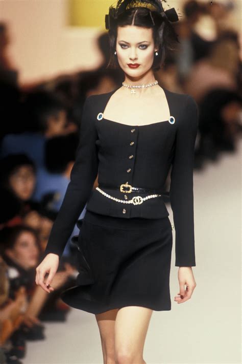 chanel fashion show 90s|vintage chanel fashion.